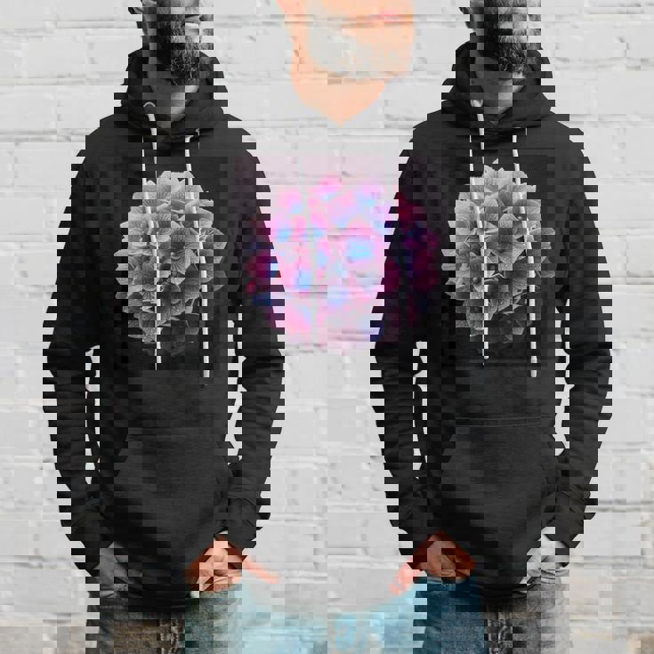 アジサイのようなアジサイの花 パーカー 彼への贈り物