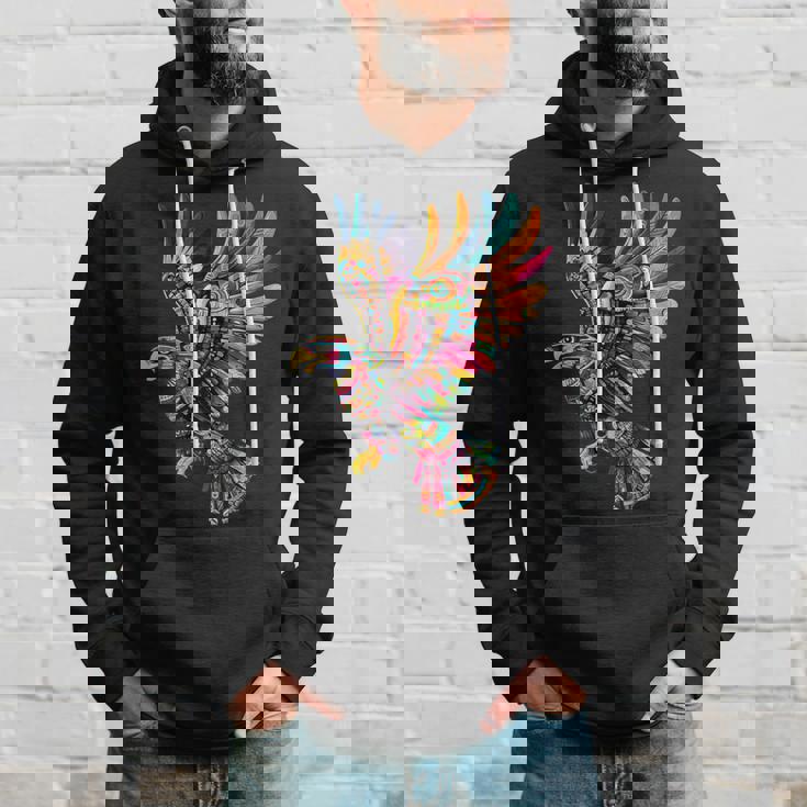 アステカ メキシコ神話 羽をつけた蛇 鷲 マヤ人 パーカー 彼への贈り物