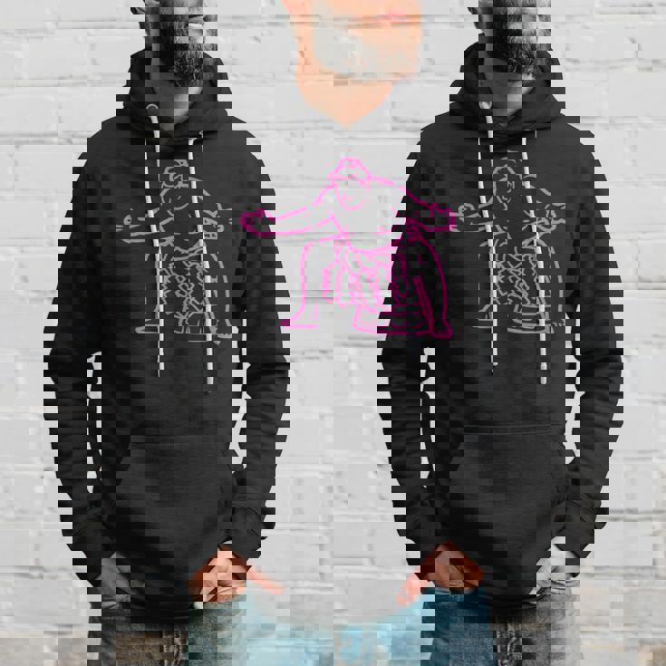 アスレチック相撲インスピレーションシルエット パーカー 彼への贈り物