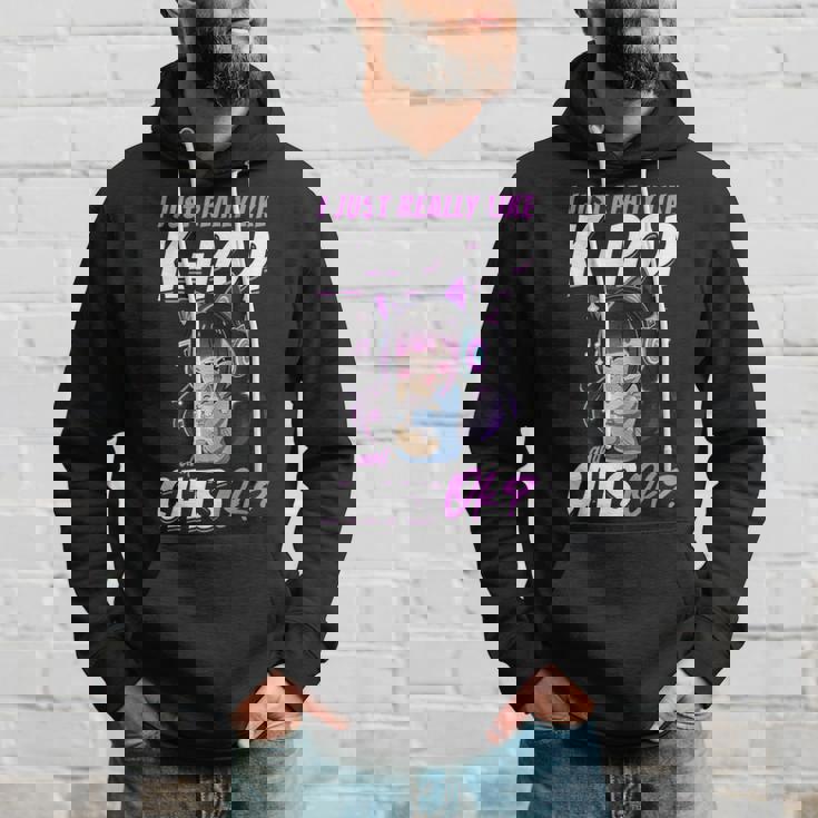 アニメ・猫 K-Pop パーカー 彼への贈り物