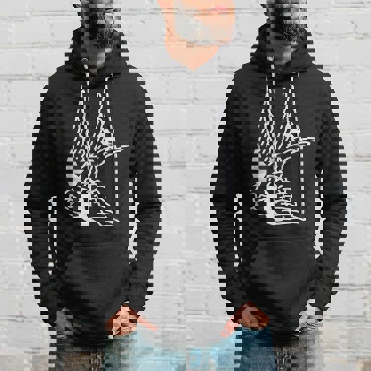 アメリカントラディショナル ツバメ 鳥 アウトライン タトゥー パーカー 彼への贈り物