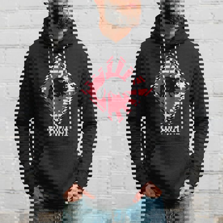 アライグマ犬 たぬき交差 日本ライジングサンフラッグ パーカー 彼への贈り物