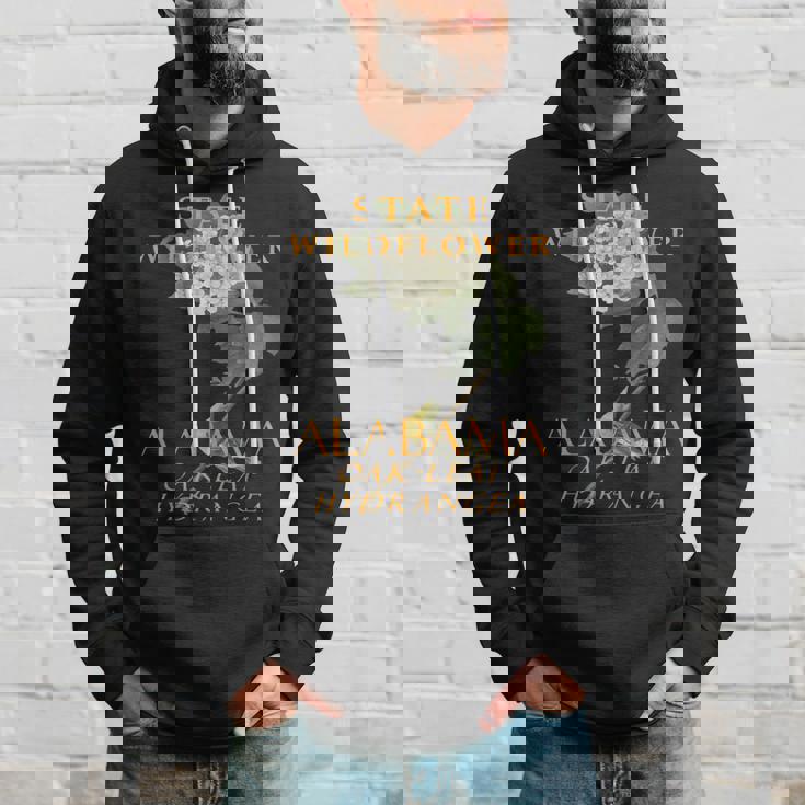 アラバマ準州ワイルドフラワー オークの葉のアジサイ パーカー 彼への贈り物