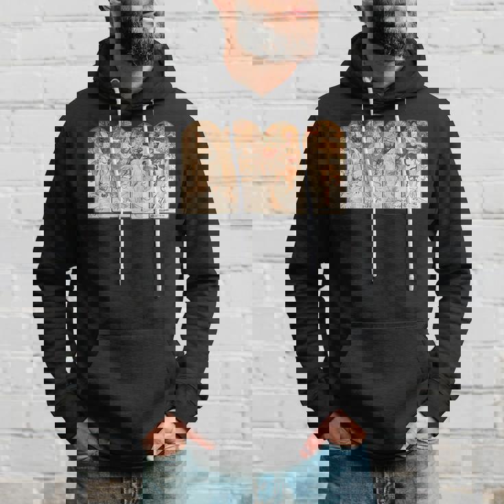 アルフォンス・マリア・ミュシャの季節 パーカー 彼への贈り物