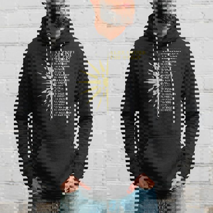 アレクサンダー大王の戦い 古代マケドニア パーカー 彼への贈り物