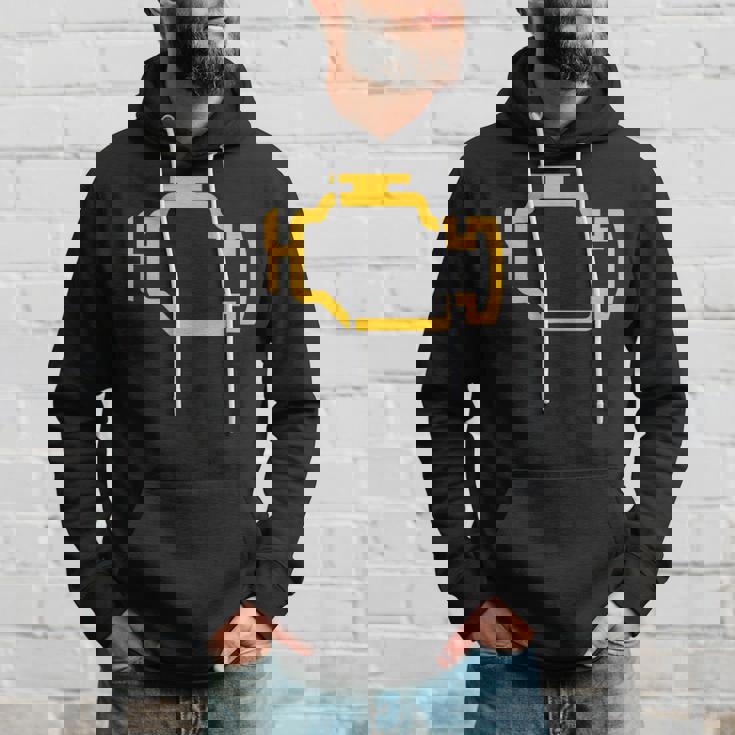 イエローチェックエンジンライト付きtシャツ パーカー 彼への贈り物