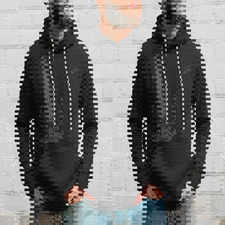 イカ釣り イカグッズ いか イカ 烏賊 魷 パーカー 彼への贈り物