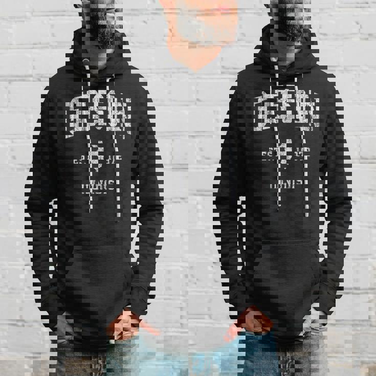 イリノイ州ギブソンビンテージアスレチックスポーツデザイン パーカー 彼への贈り物