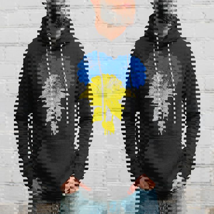 ウクライナ国旗 ひまわり ヴィンテージ ウクライナ支援 ウクライナ パーカー 彼への贈り物