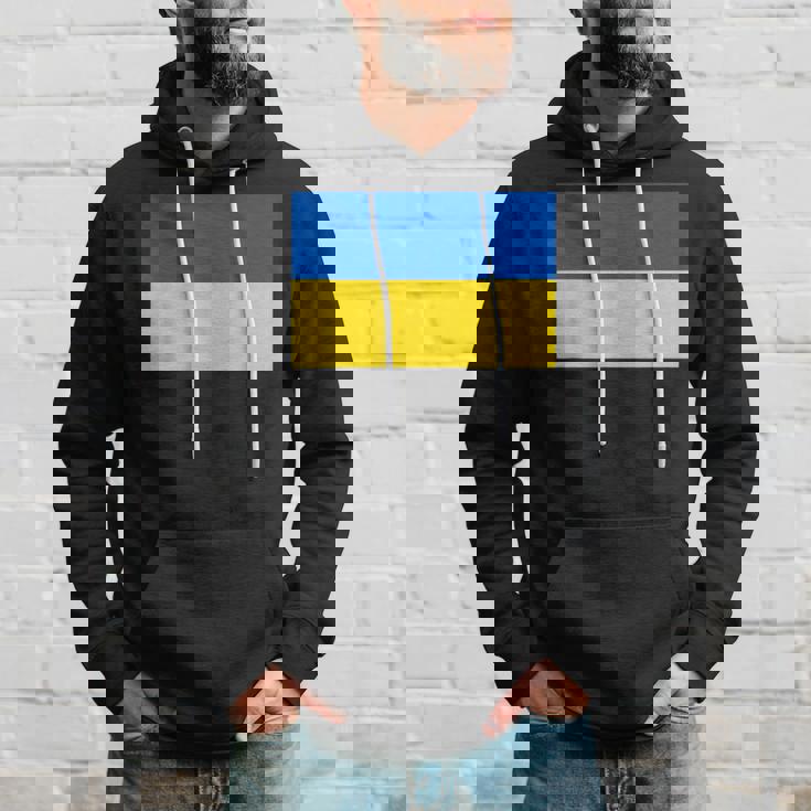 ウクライナ国旗デザイン パーカー 彼への贈り物