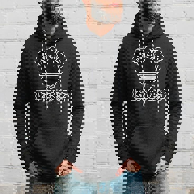 ウソデス Usodes かわうそです。《ブラック 黒》コツメ【変なデザイン屋さん】スポーツ ブランド パロディ 面白い パーカー 彼への贈り物