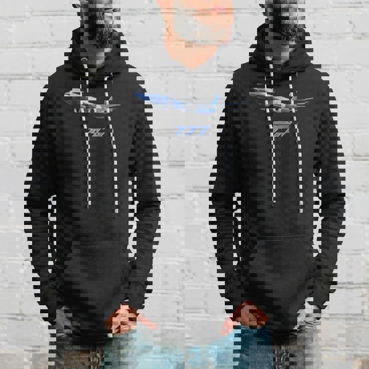 エアラインジェット777飛行機旅客機ジャンボジェット パーカー 彼への贈り物