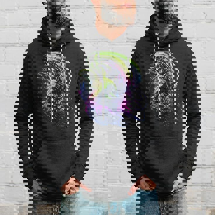 エイリアン 45 周年記念クラシック ゼノモーフ グラフィック ノベル アート パーカー 彼への贈り物