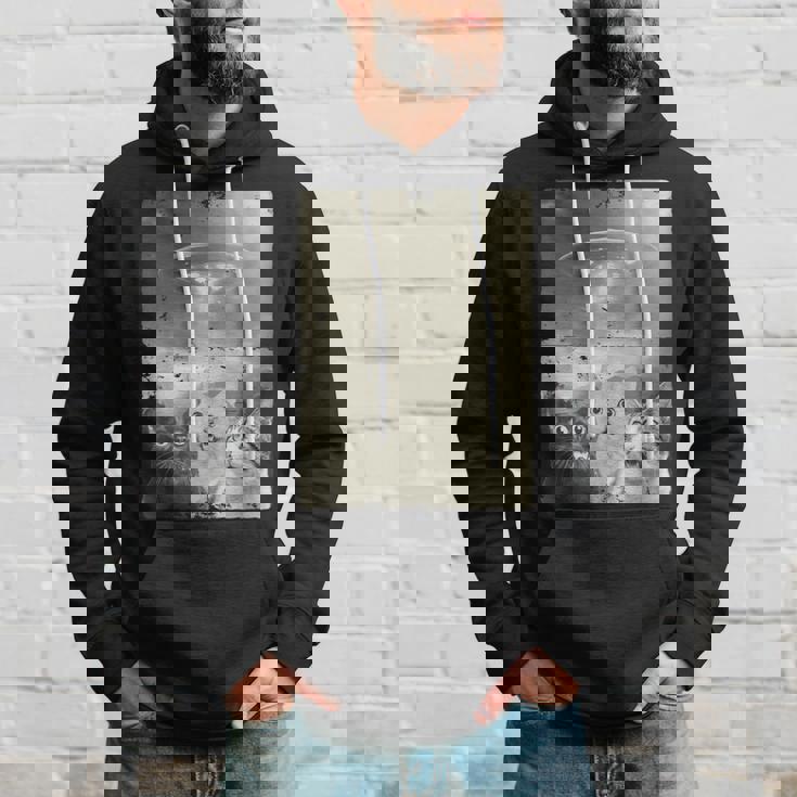 エイリアン Ufo ファニー キャッツ エイリアンの侵略猫 パーカー 彼への贈り物