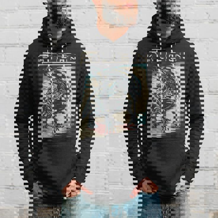 エイリアンxenomorphイラストポスター。 パーカー 彼への贈り物