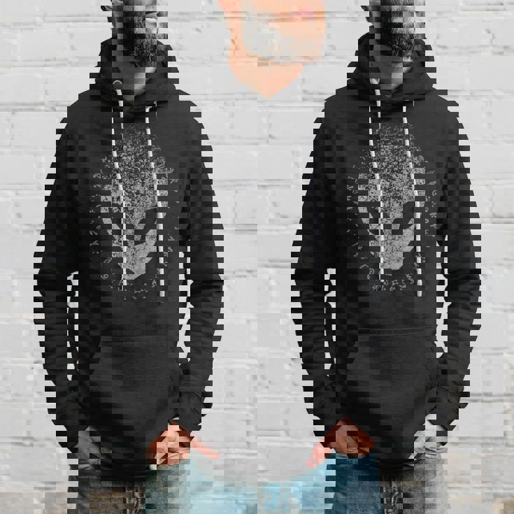 エイリアンの書き込みで苦しめられた古代のエイリアン ヘッド パーカー 彼への贈り物