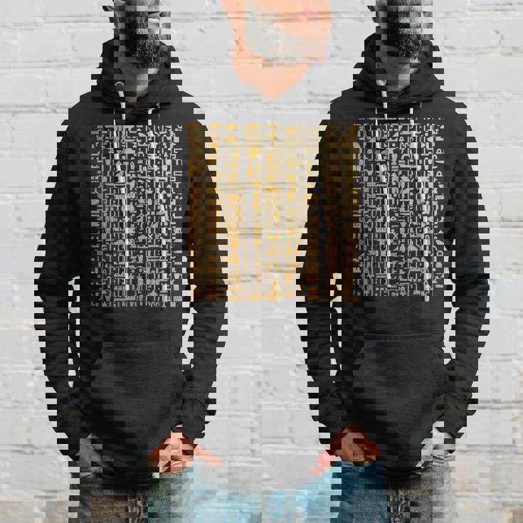 エジプトヒエログリフ ファラオ語 古代エジプト パーカー 彼への贈り物