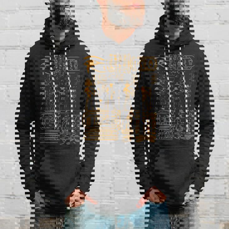 エジプト象形文字 エジプト アートデザイン パーカー 彼への贈り物