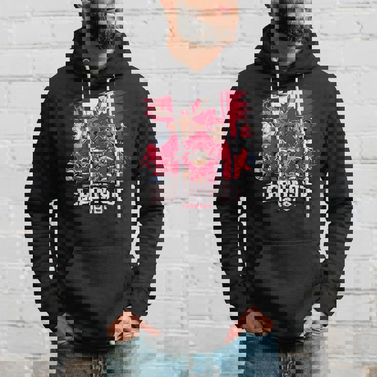 エルボーアップ カナダ カナディアン ビーバー ヘラジカ ホッケーチーム メープルリーフ パーカー 彼への贈り物