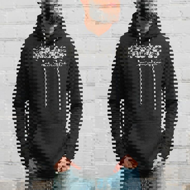 オアフ島サーフクラブ ハイハワイアンハイビスカスの花 ハワイフローラル パーカー 彼への贈り物