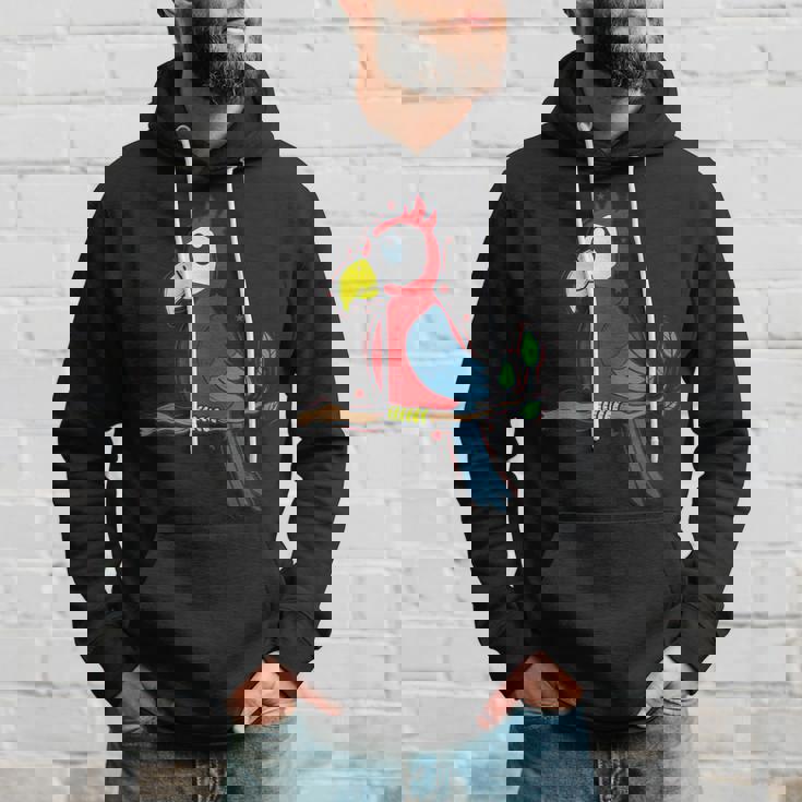 オウム エキゾチック トロピカル 動物 パーカー 彼への贈り物