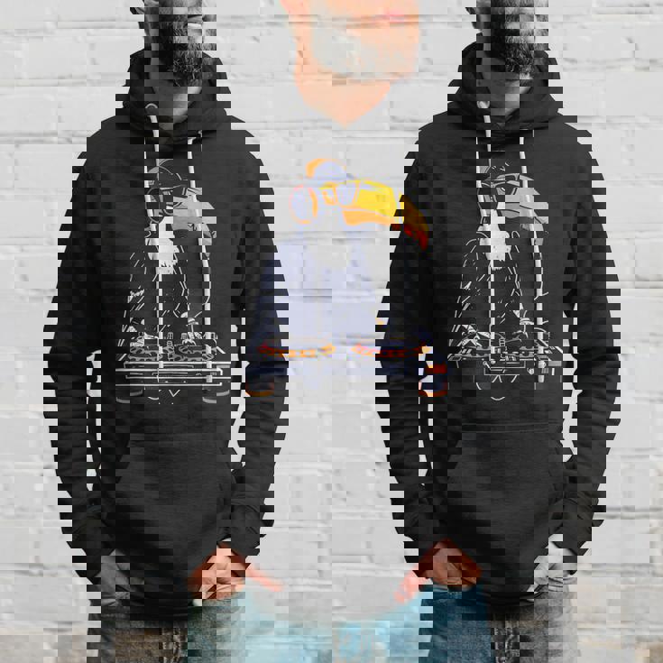 オオハシ Dj ターンテーブル Dj オオハシ テクノ ビートメーカー ハウスミュージック パーカー 彼への贈り物