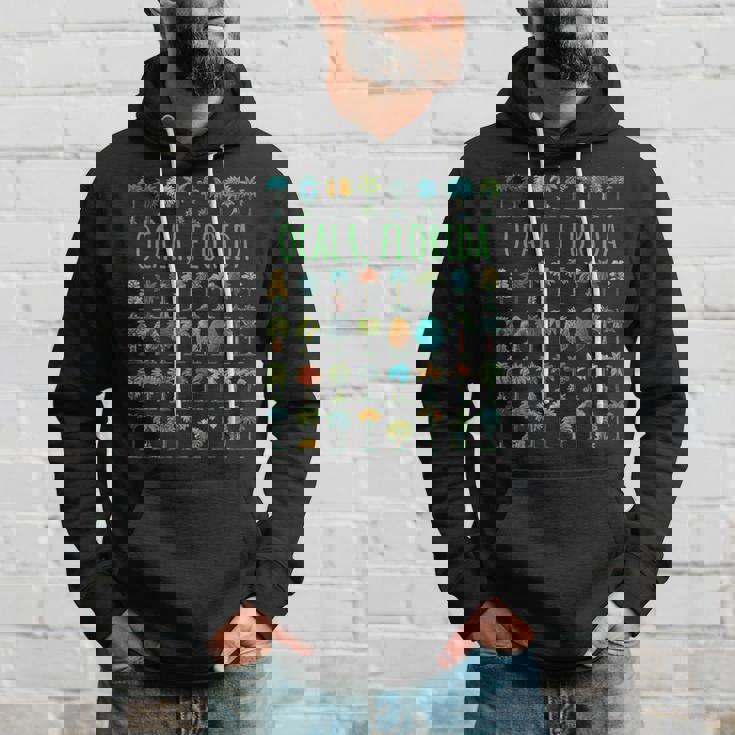 オカラフロリダ、アメリカ、ヤシの木のデザイン。 パーカー 彼への贈り物