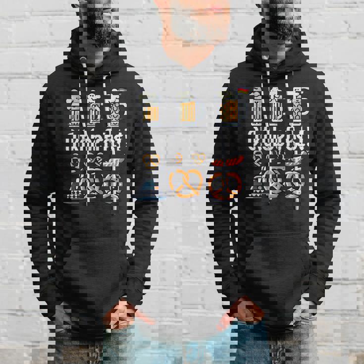 オクトーバーフェストをモチーフにしたビールジョッキ、ヴィースンのプレッツェル パーカー 彼への贈り物