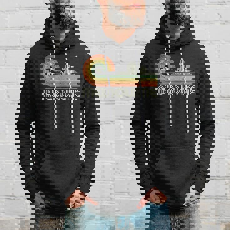 オーストラリア 休暇のお土産 レトロ ビンテージ スカイライン メルボルン パーカー 彼への贈り物