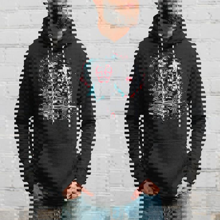 オールドスクールチョロチカーノギャングスターアート パーカー 彼への贈り物