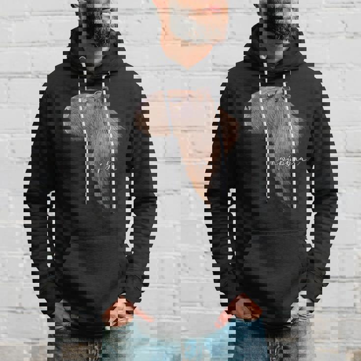 カピバラ グラフィック アート カピバラ Ro Ro Ro歯動物 アニマル ラバー パーカー 彼への贈り物