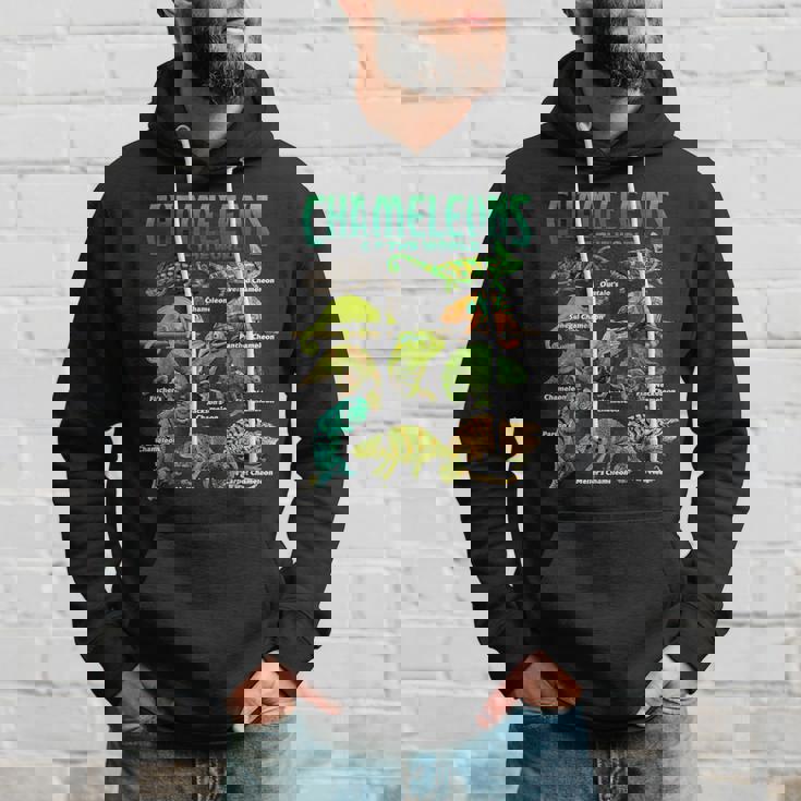 カメレオンズ・オブ・ザ・ワールド 知育爬虫類 トカゲ好き パーカー 彼への贈り物