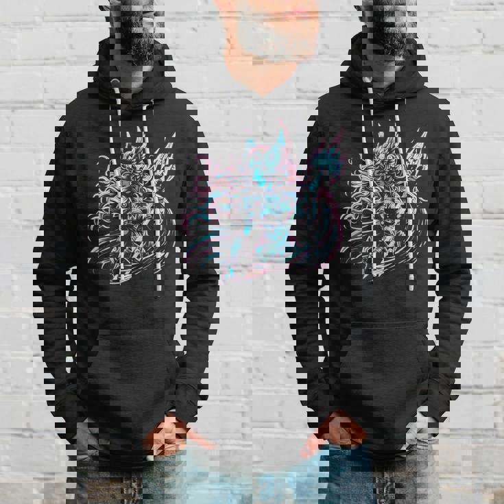 カラフル バイキング ブライトヴァルキリー 北欧神話 パーカー 彼への贈り物