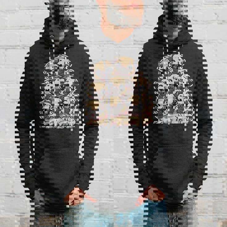 カワイイアニメ パグ 犬 キッズ ガールズ パーカー 彼への贈り物