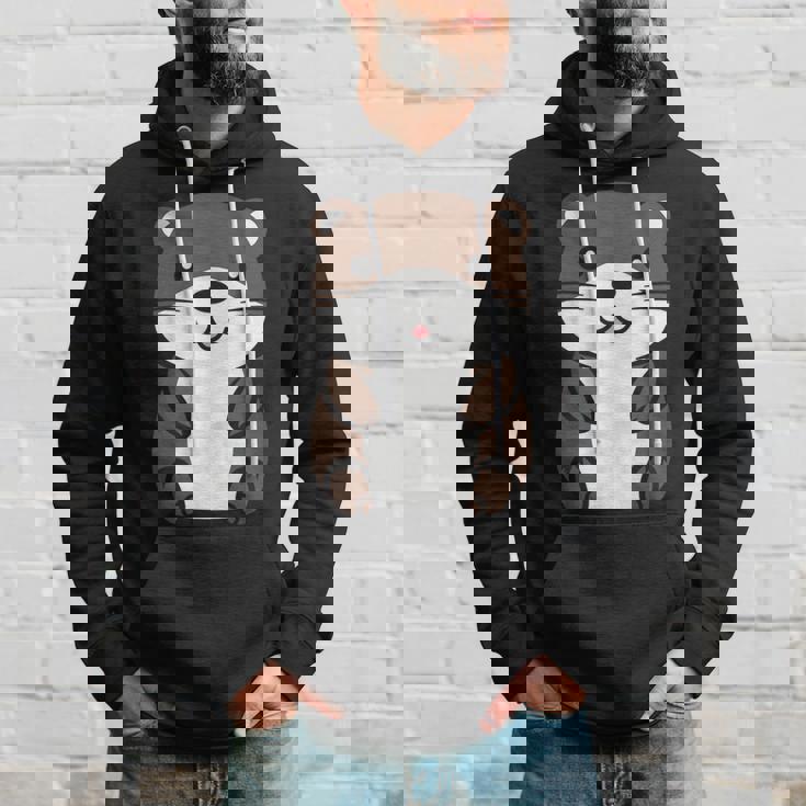 カワウソの赤ちゃん 動物 かわいい シンプルな小さなカワウソ パーカー 彼への贈り物