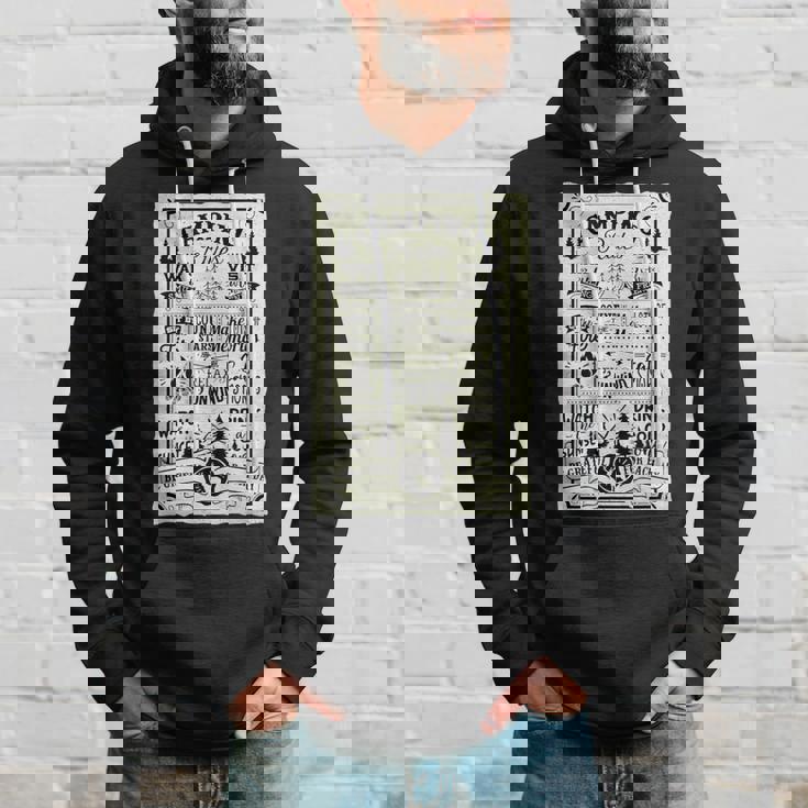 キャンピング ルール 遊び心たっぷりのヴィンテージ調デザイン おもしろ キャンプ パーカー 彼への贈り物