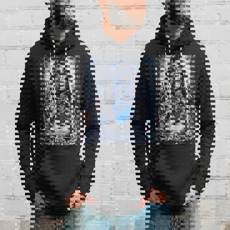 ギャングガール ヒップホップ チカーノデザイン パーカー 彼への贈り物