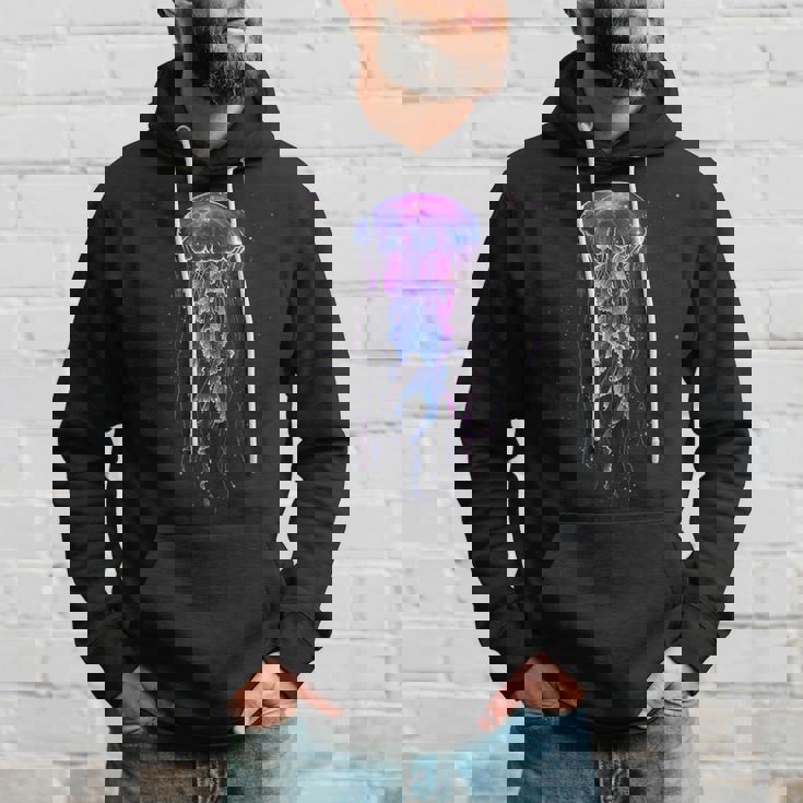 クラゲ 海 海洋 動物愛好家 海洋哺乳類 アートワーク パーカー 彼への贈り物