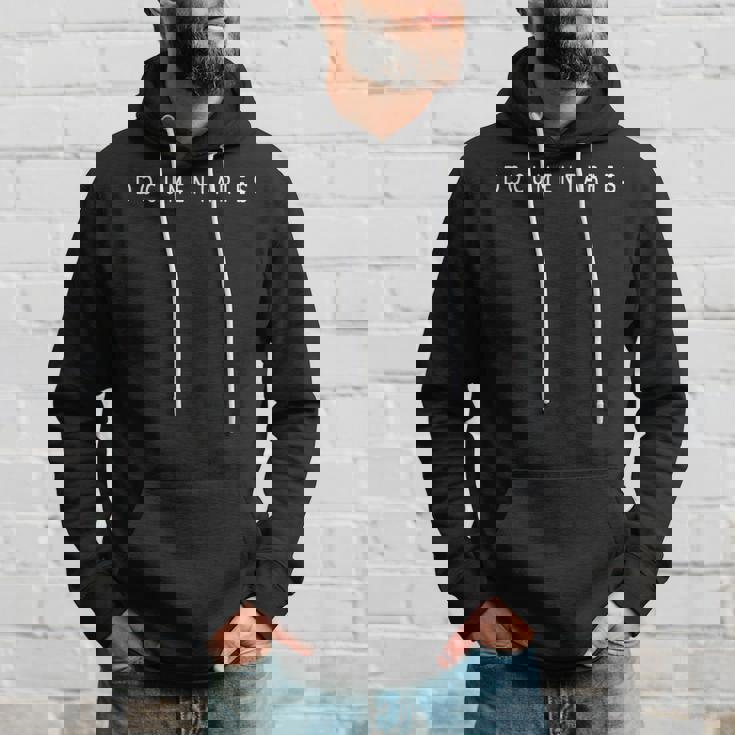 クラシックドキュメンタリー映画愛好家 モダンフォント ドキュメンタリーアイデア パーカー 彼への贈り物