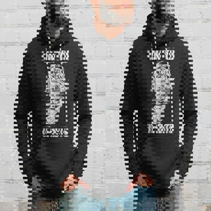 クラシック音楽 音楽家 ベートーヴェン ヴァイオリン ピアノ チェロ 練習 音楽好き おもしろ デザイン パーカー 彼への贈り物