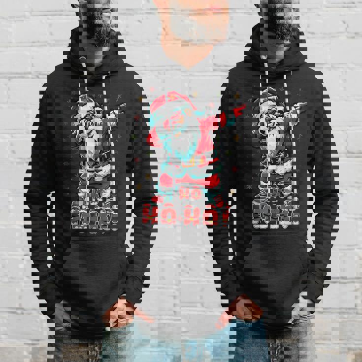 クールなサンタクロースダブダンシング クリスマス 面白いクリスマスダビング パーカー 彼への贈り物