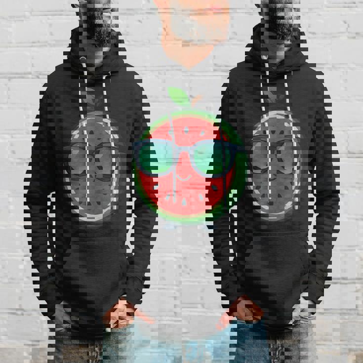 クールな漫画スイカサングラス付き パーカー 彼への贈り物