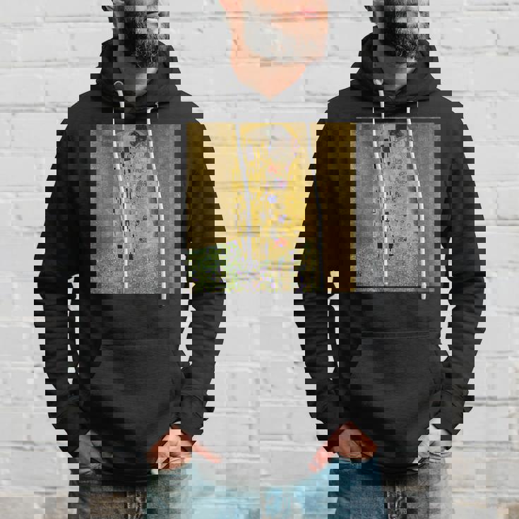 グスタフ・クリムトのキス 有名な絵画 パーカー 彼への贈り物