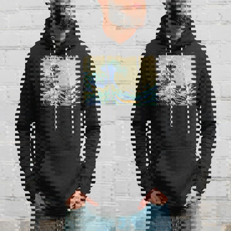 グレートウェーブ 葛飾北斎 名物 ヴィンテージアート おしゃれ パーカー 彼への贈り物