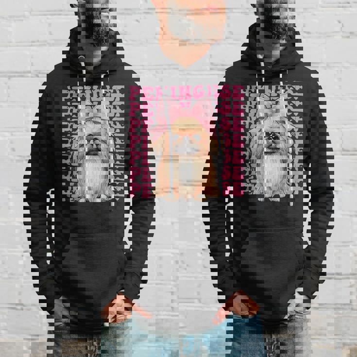 コケットボウ ペキニーズガール 犬 ママ 母の日 ピンク パーカー 彼への贈り物