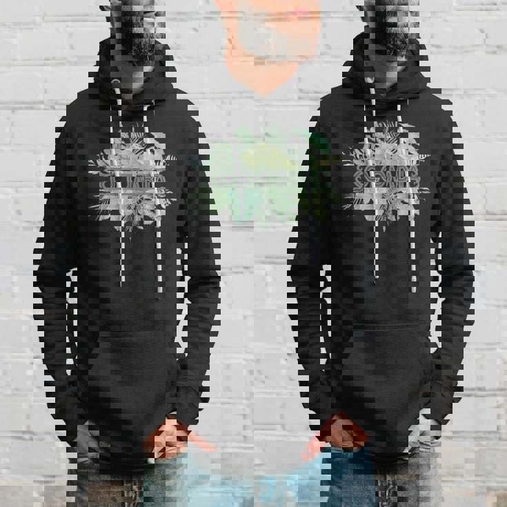 コロンビア ラテンアメリカ カリブ海 太平洋 エコツー リズム ギフト お土産 モンステラヤシ ビーチ ヤシの木 パーカー 彼への贈り物