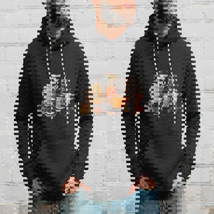 コーヒー愛好家アートギフト パーカー 彼への贈り物