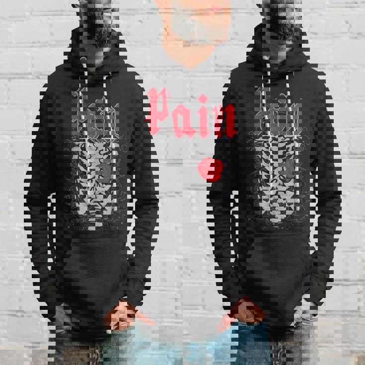 ゴシックスカルとバラ パーカー 彼への贈り物