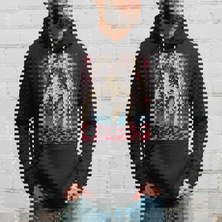 ゴス グランジ 鬼 アニメ 少女 ワイフ ホラー オルト 美学 パーカー 彼への贈り物