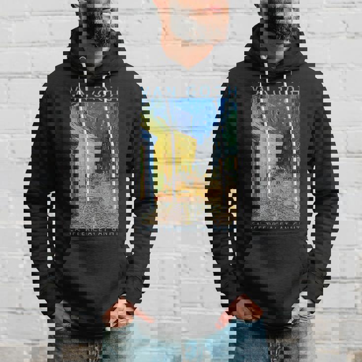 ゴッホ 面白いtシャツ アート 夜のカフェテラス 印象派 絵画 メンズ レディース 面白い 服 美術 油彩画 パーカー 彼への贈り物